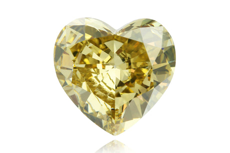 5.03 carat Heart diamond Yellow I1