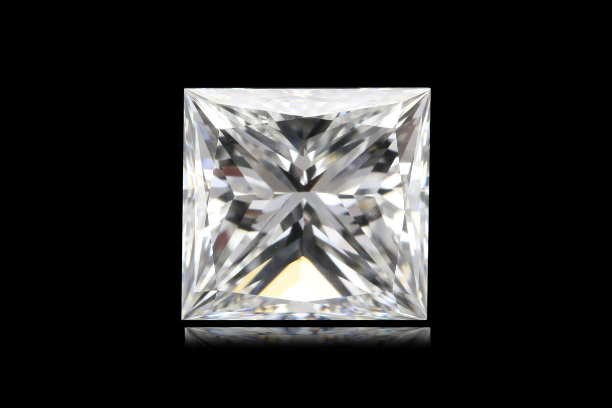 3.39 carat Princess diamond F  VS2