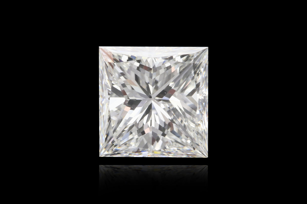 3.55 carat Princess diamond F  VS2