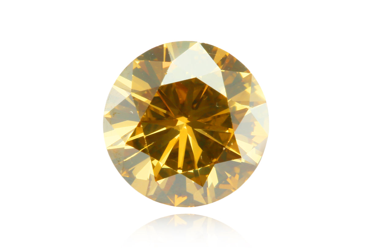 2.97 carat Round diamond Brown SI2