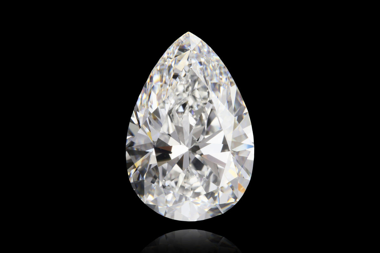 6.01 carat Pear diamond D VS2