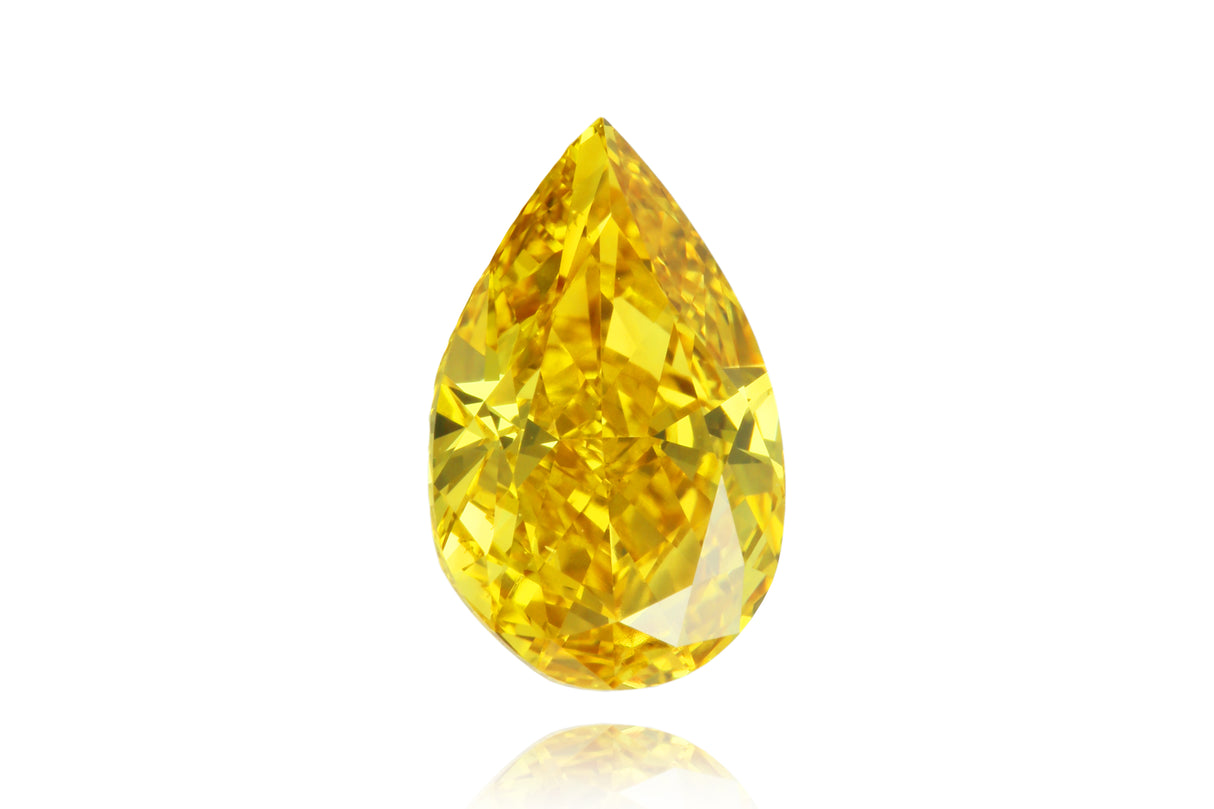 1.51 carat Pear diamond Yellow VS1