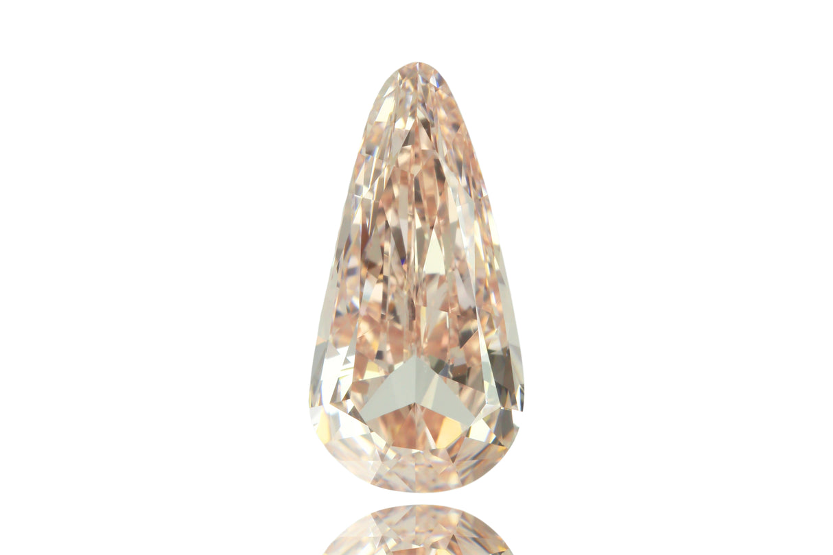 1.73 carat Pear diamond  Pink VVS2
