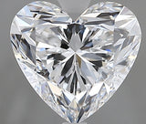 1.5 carat Heart diamond D  VVS2