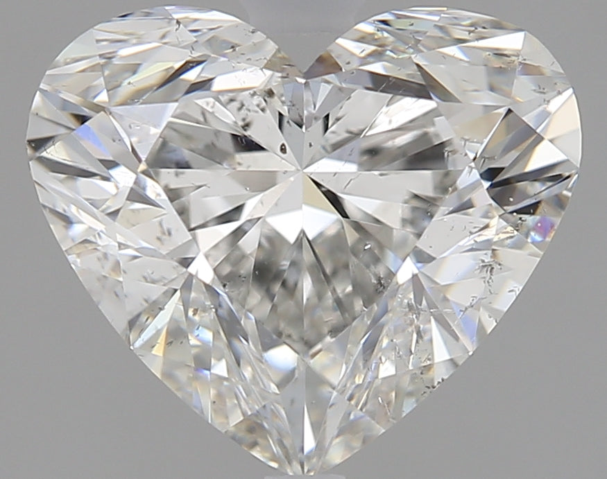 2.01 carat Heart diamond H SI2