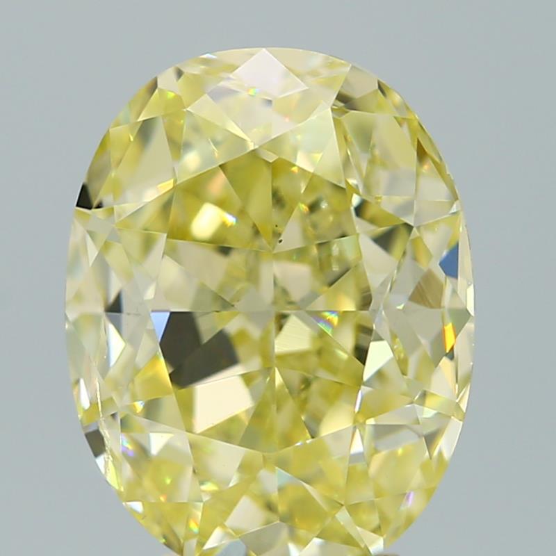 5.00 carat Oval diamond Yellow SI2