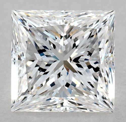 3.73 carat Princess diamond E SI1