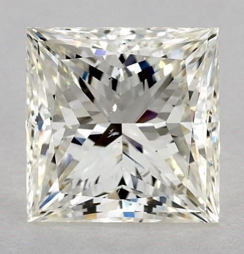 5.04 carat Princess diamond J  SI2
