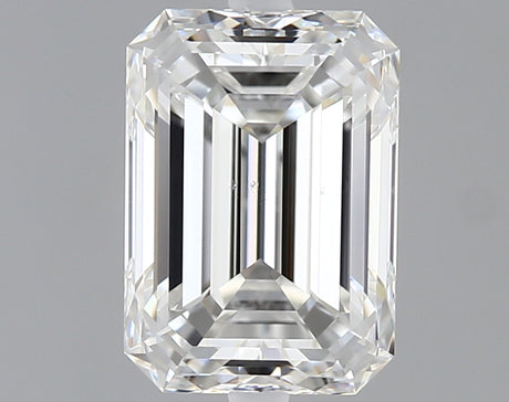 1.50 carat Emerald diamond F VS2