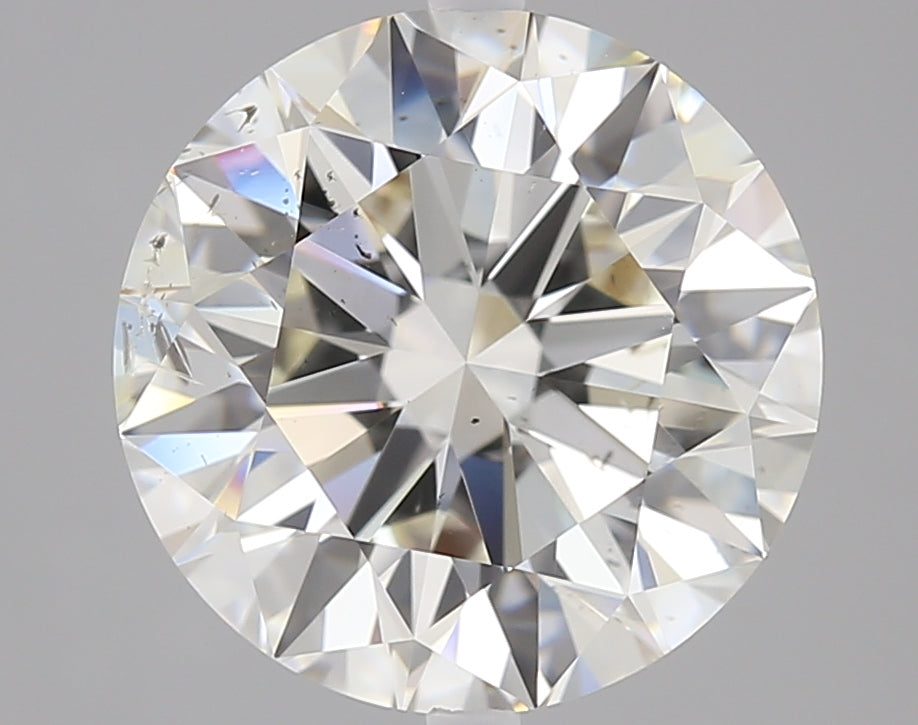 4.02 carat Round diamond J SI2 Excellent