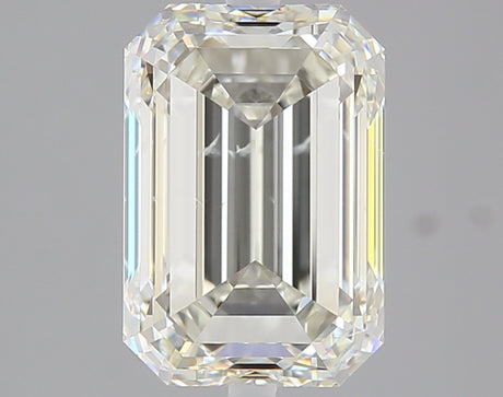 3.01 carat Emerald diamond H SI1
