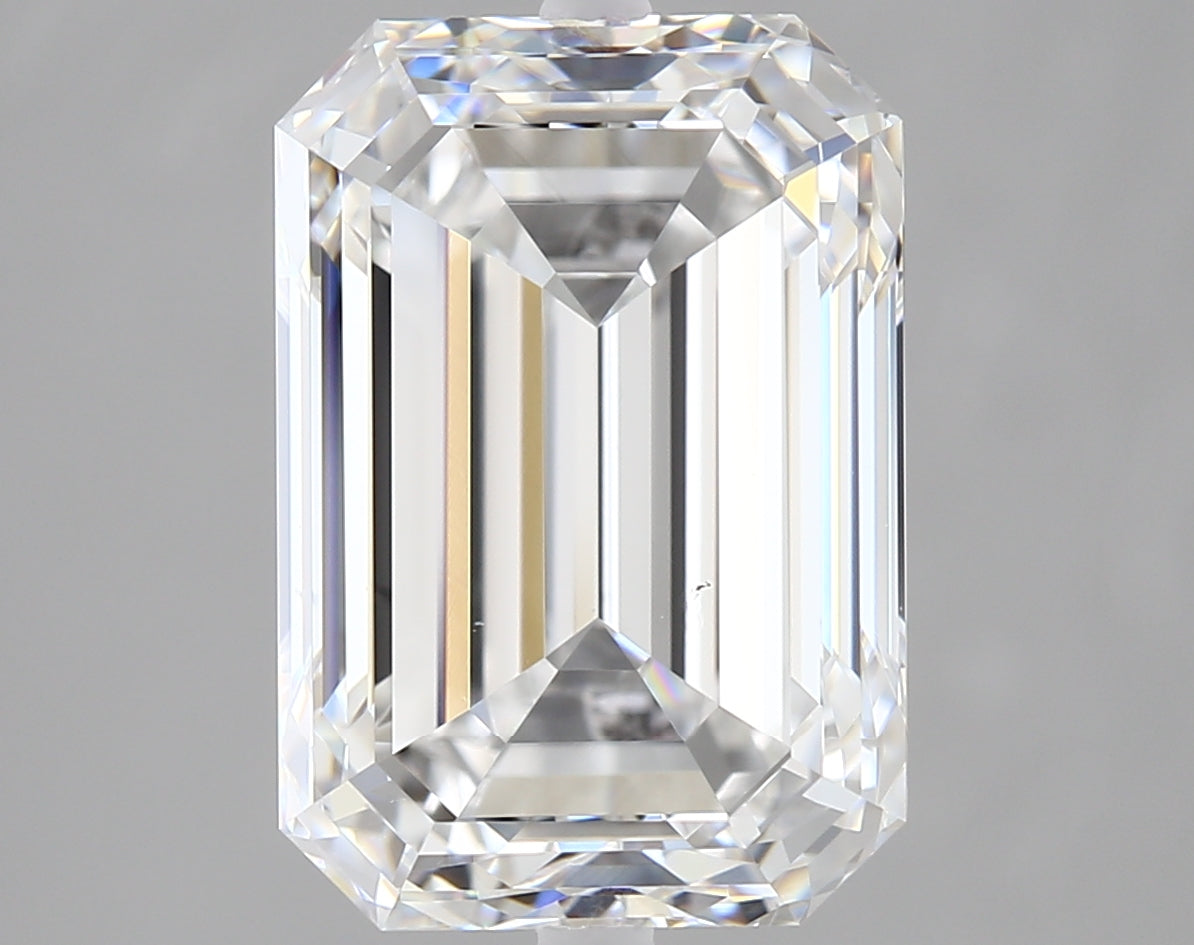 4.05 carat Emerald diamond D VS2