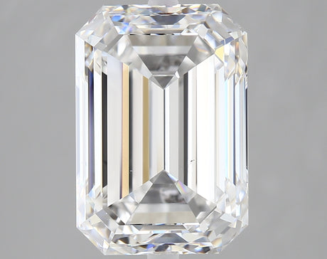 4.05 carat Emerald diamond D VS2