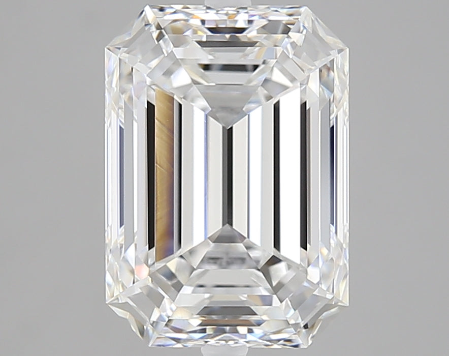 3.80 carat Emerald diamond E VS1