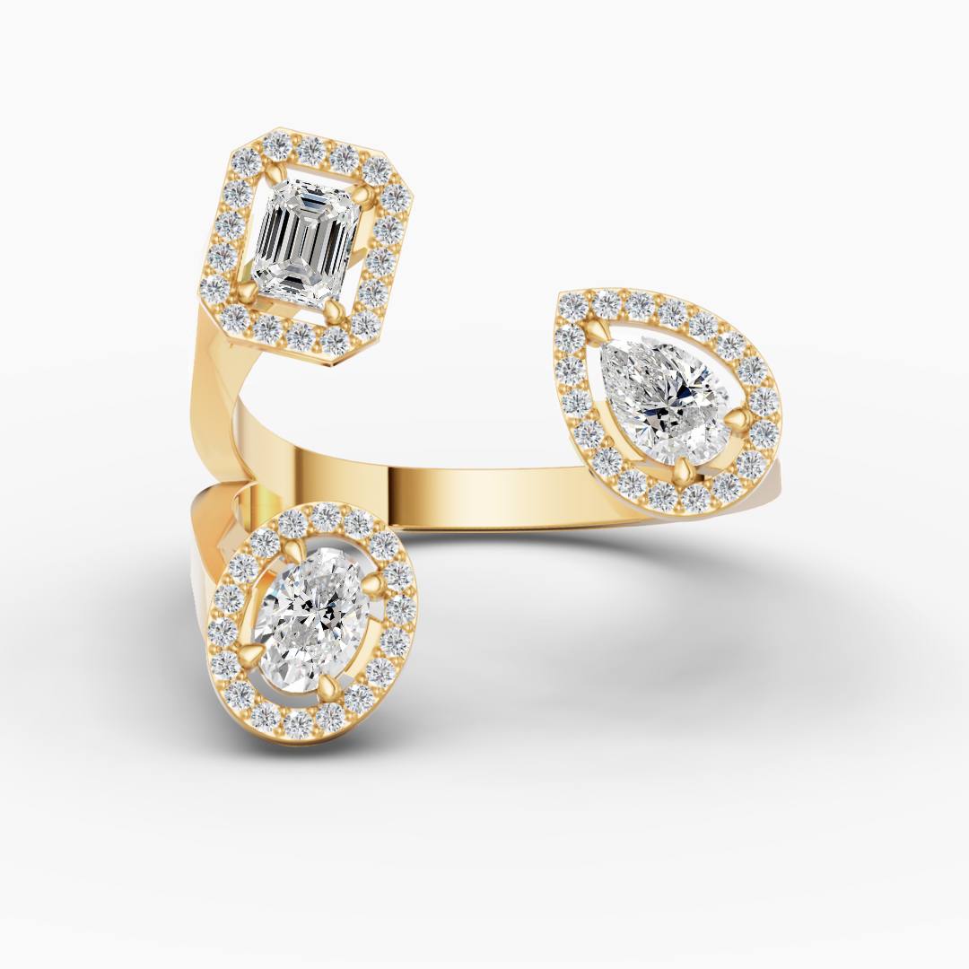 18K Yellow Gold, 14K Yellow Gold
