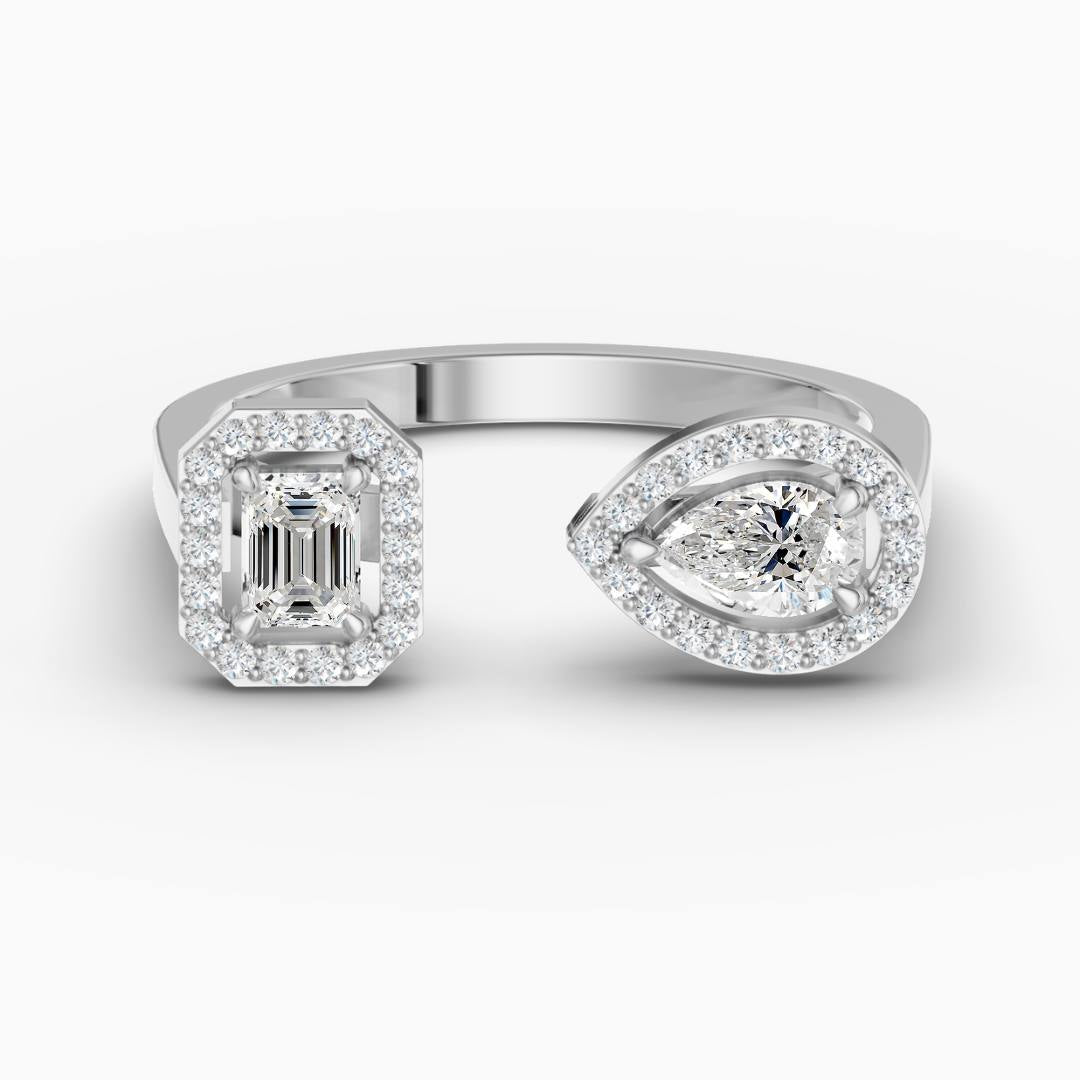 18K White Gold, 14K White Gold