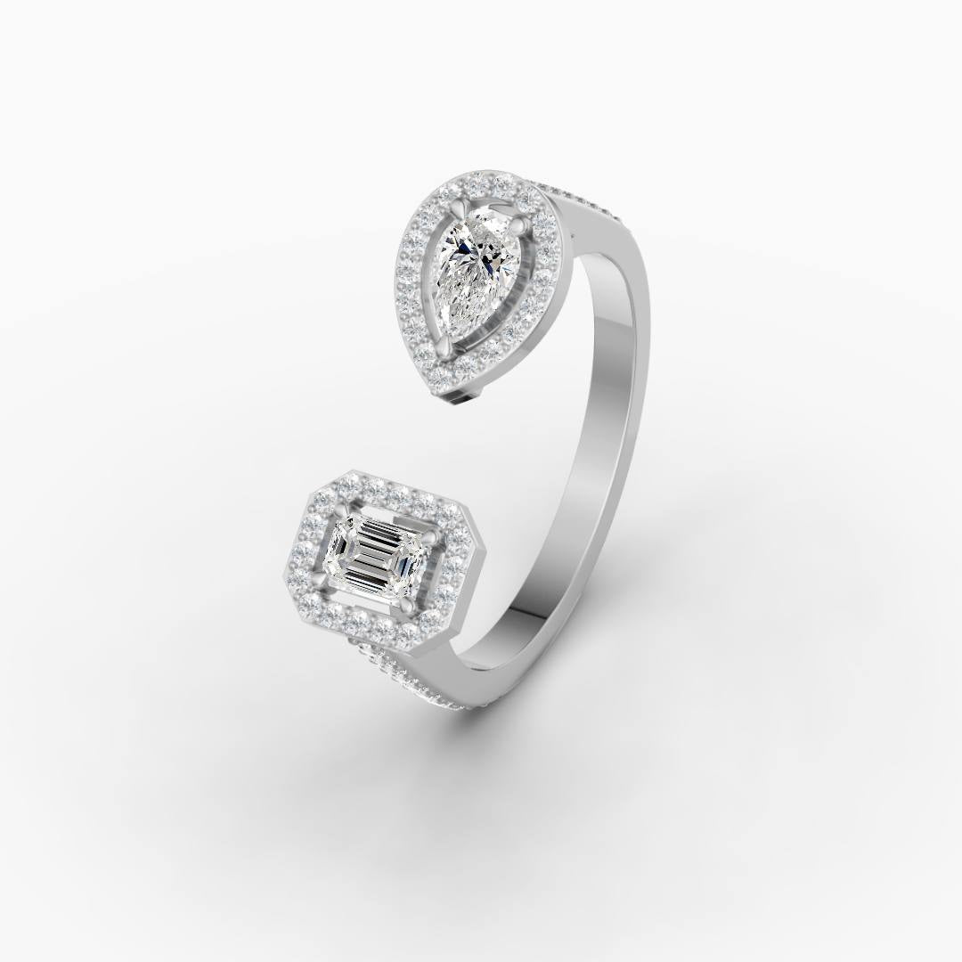 18K White Gold, 14K White Gold