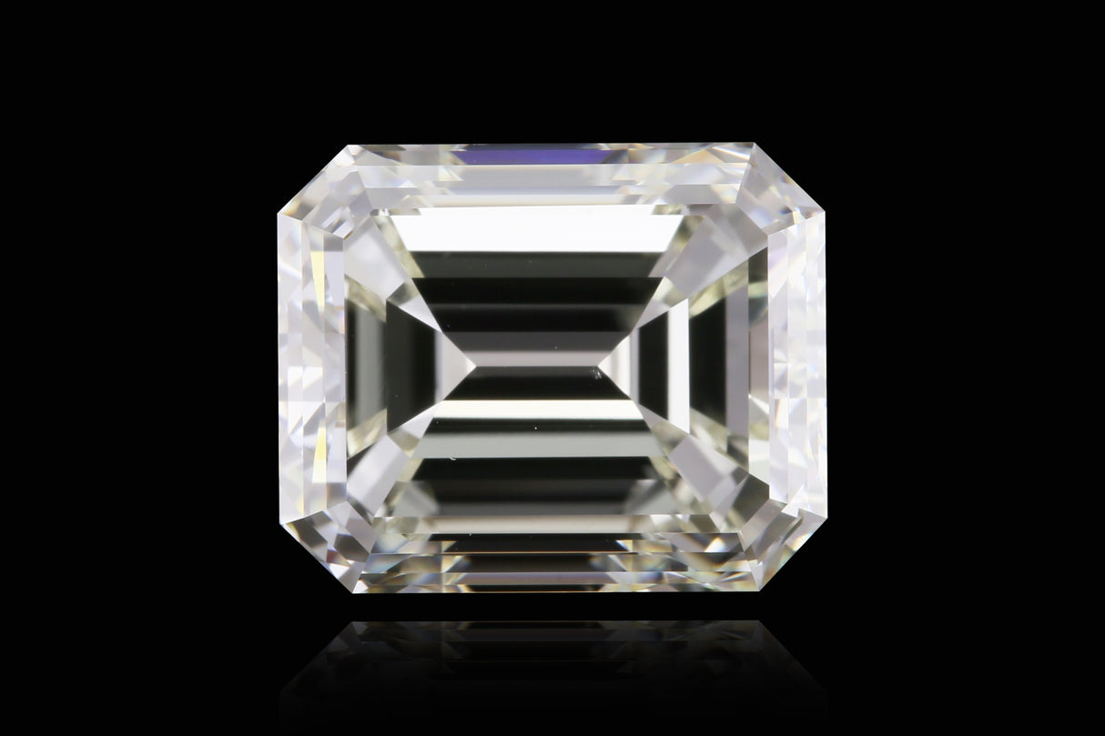 5.03 carat Emerald diamond K  VS1 Excellent