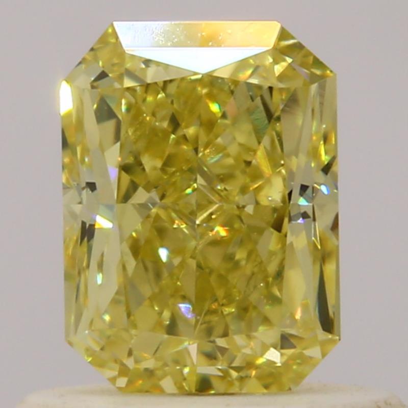 0.63 carat Radiant diamond Yellow VVS2
