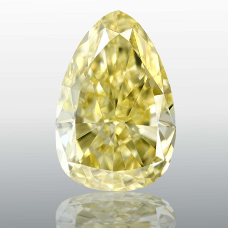 5.03 carat Pear diamond Yellow SI1