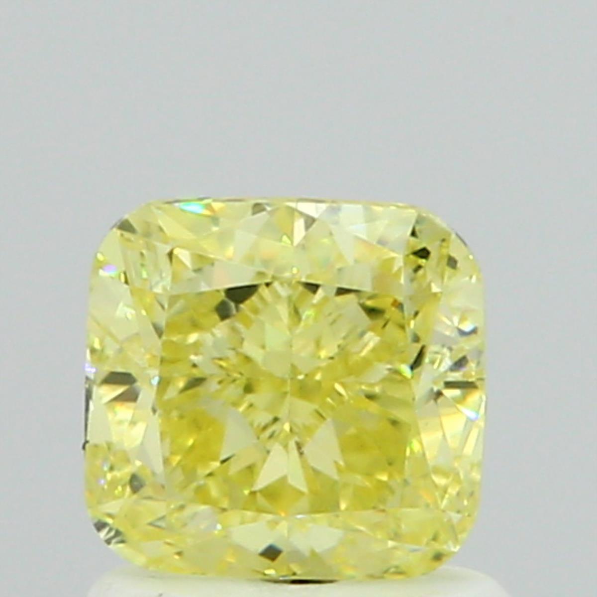 1.10 carat Cushion diamond Yellow VS1