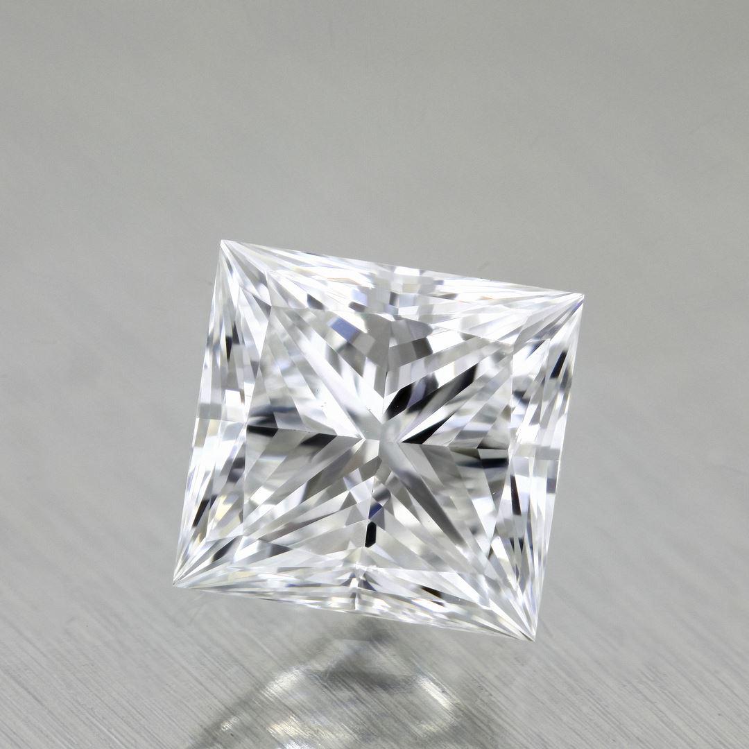 0.72 carat Princess diamond F VVS1