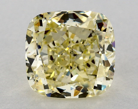 5.27 carat Cushion diamond Yellow SI1