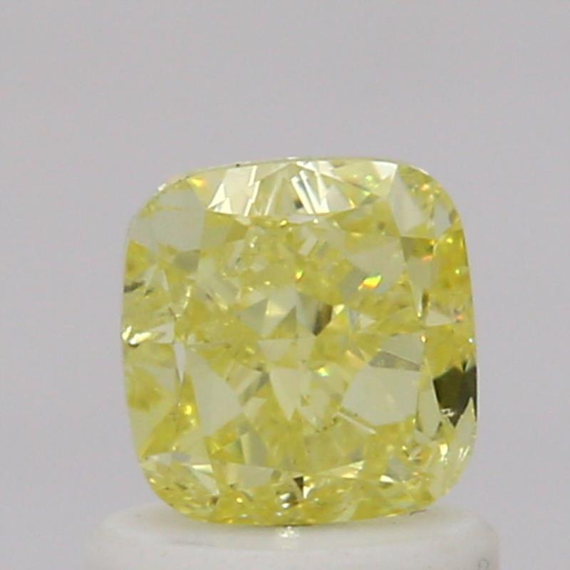 1.00 carat Cushion diamond Yellow SI2