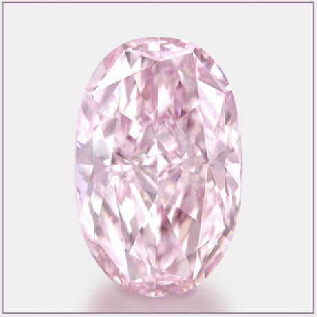 21.25 carat Oval diamond Pink VVS1