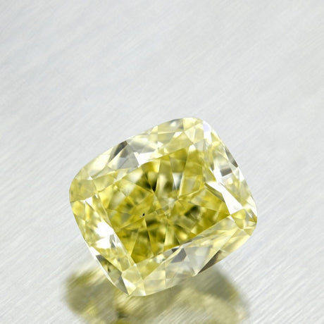 1.07 carat Cushion diamond Yellow VS2