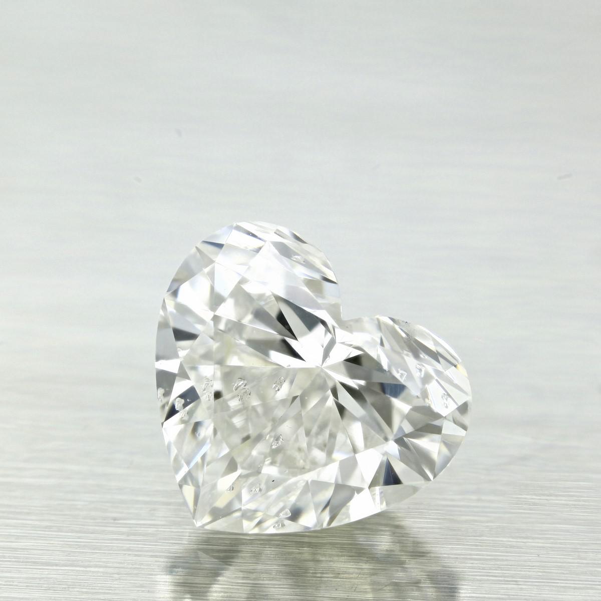 0.91 carat Heart diamond F SI2