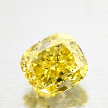 1.11 carat Cushion diamond Yellow SI2