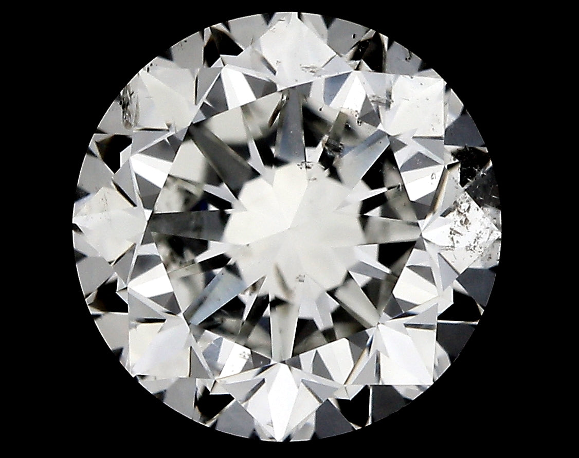 2.01 carat Round diamond H I1 Good