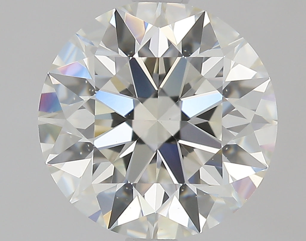 2.01 carat Round diamond J VS2 Excellent