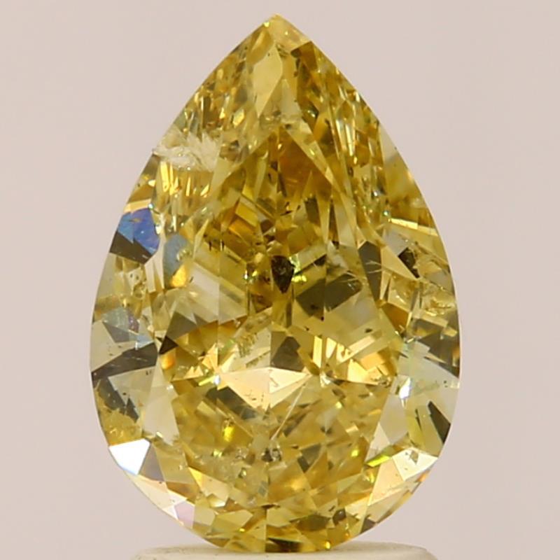 2.31 carat Pear diamond Yellow I1