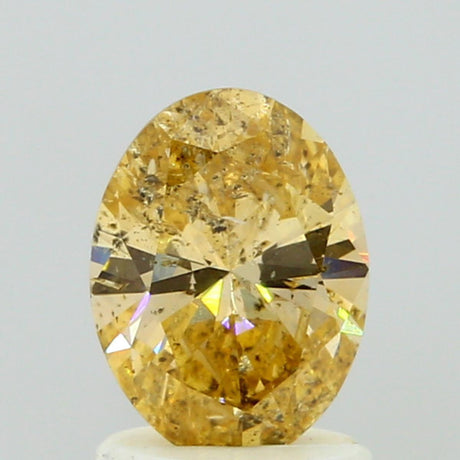 1.08 carat Oval diamond Orange I1