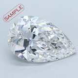 1.5 carat Pear diamond F  VS2