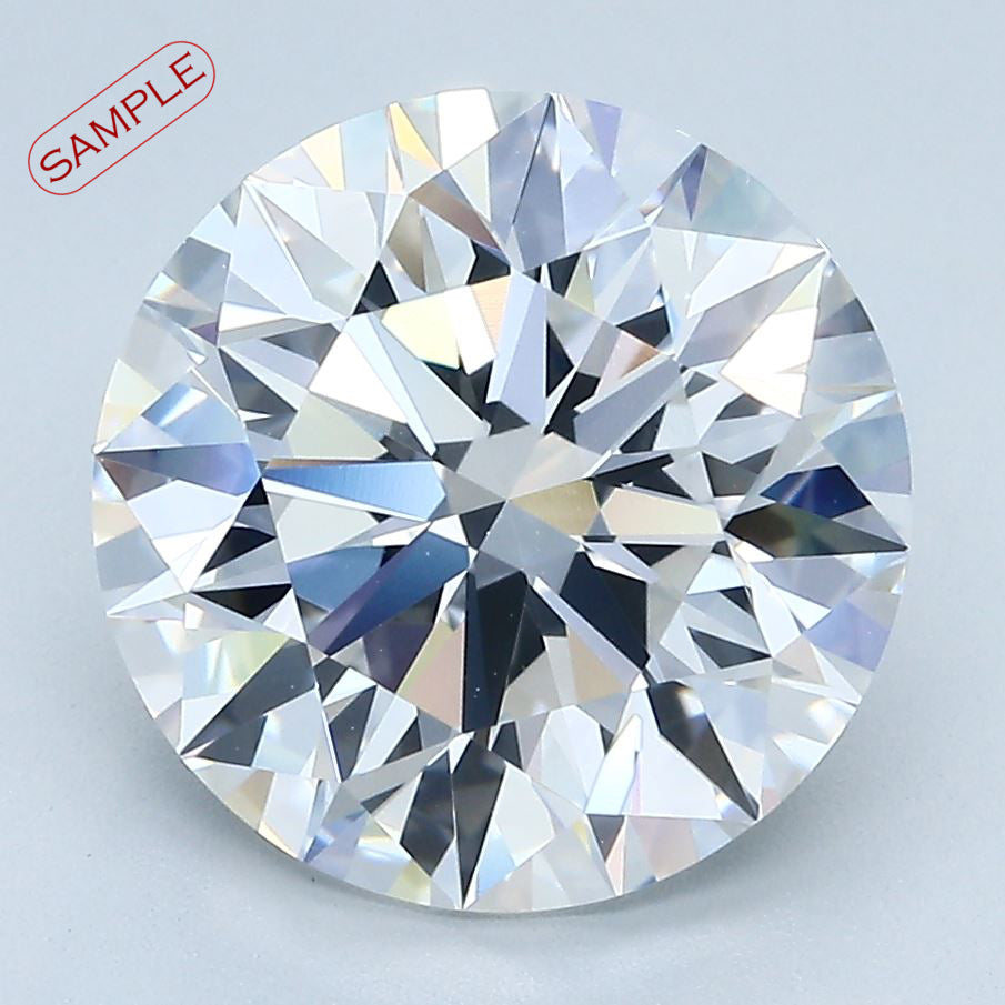 6.5 carat Round diamond D  FL Excellent