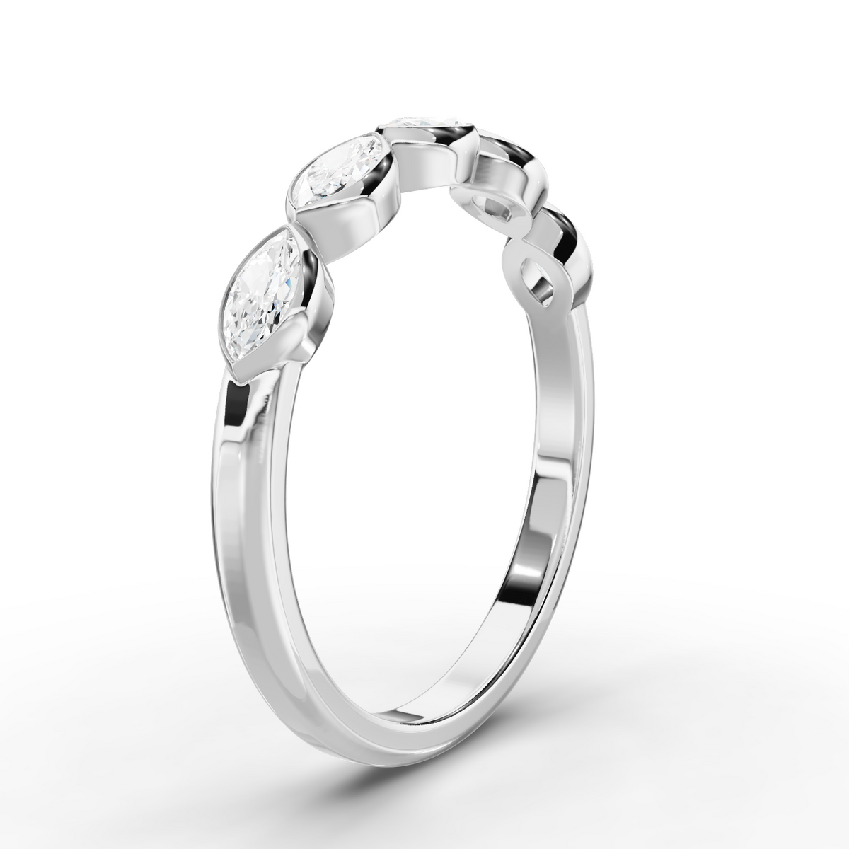 18K White Gold, 14K White Gold