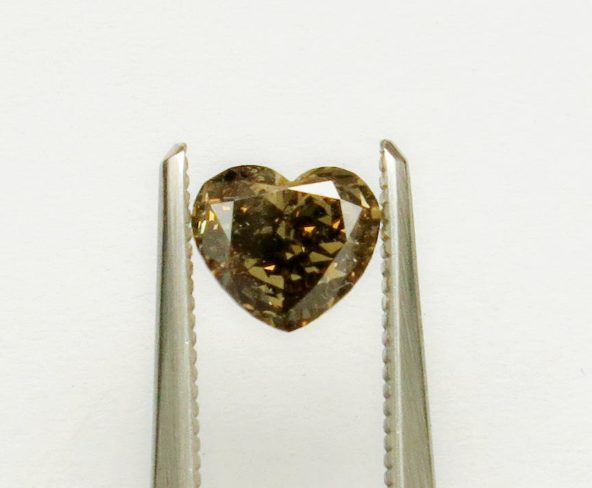 0.72 carat Heart diamond Yellow SI2