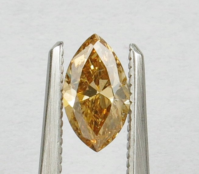 0.57 carat Marquise diamond Brown SI2