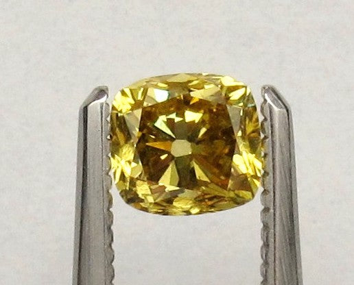 0.72 carat Cushion diamond Yellow SI2
