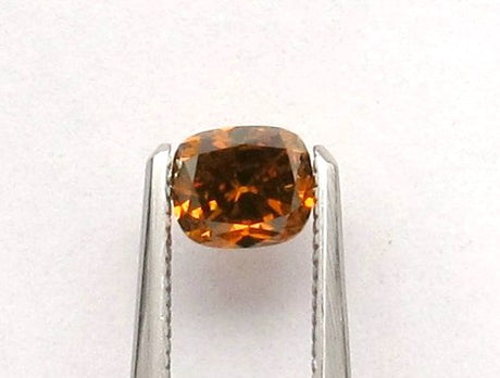 0.70 carat Cushion diamond Orange SI2
