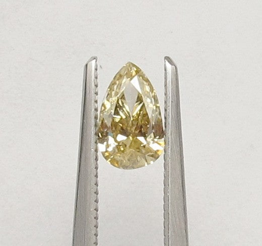 0.71 carat Pear diamond Yellow SI2