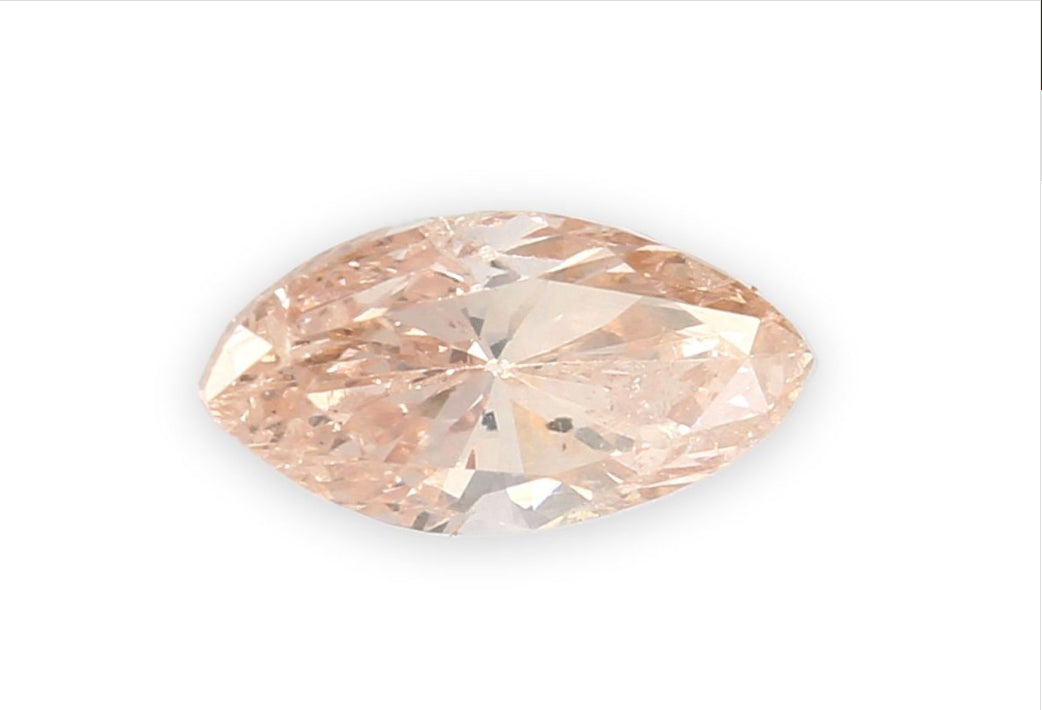 0.32 carat Marquise diamond Pink SI2