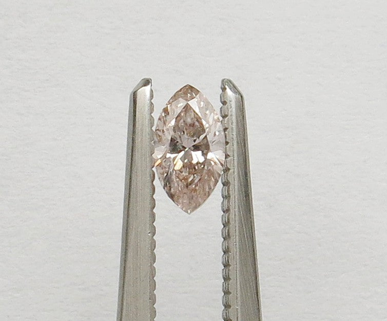 0.28 carat Marquise diamond  Brown SI2
