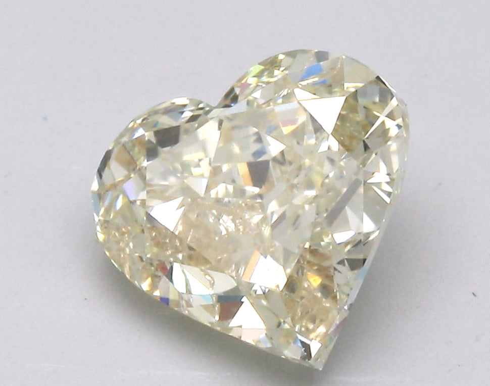 2.28 carat Heart diamond Yellow SI2