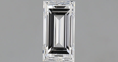 0.51 carat Baguette diamond E VVS2