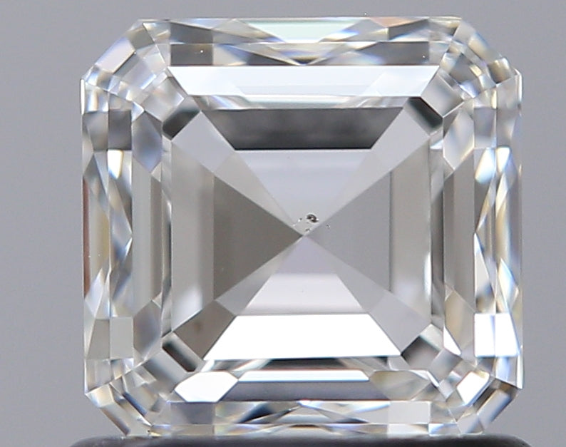 1.01 carat Asscher diamond G VS2