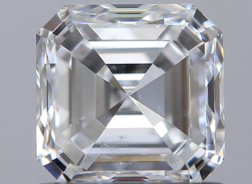 0.92 carat Asscher diamond E SI2